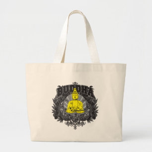 Buddha Is My Om Boy Large Tote Bag