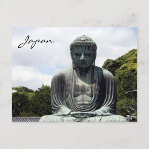 buddha japan postcard