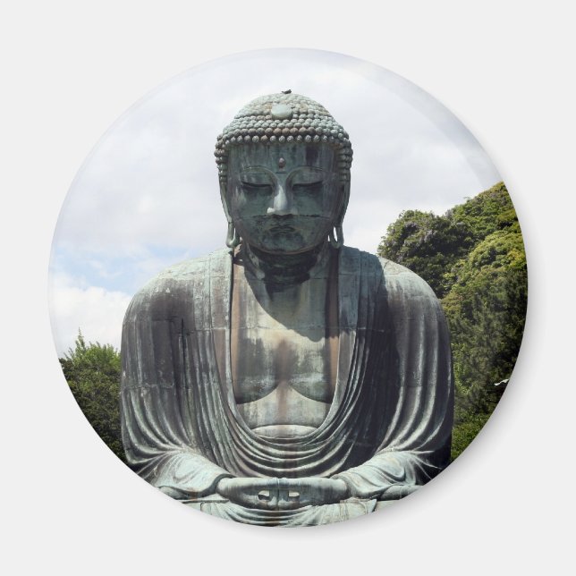 buddha kamakura sit magnet (Front)