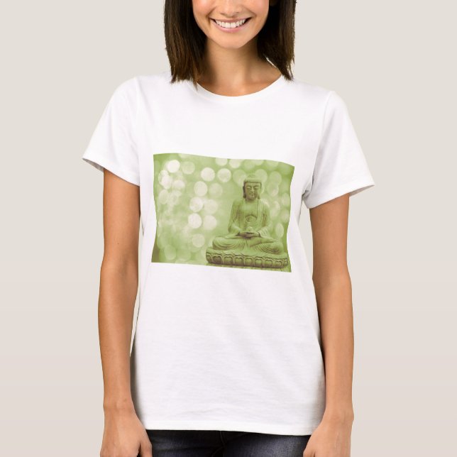 buddha light (light green) T-Shirt (Front)