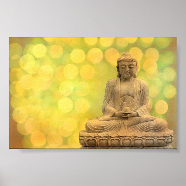 buddha light (yellow) poster (Front)