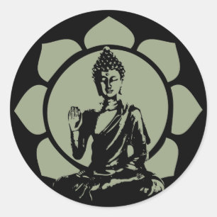 Buddha Lotus Sticker