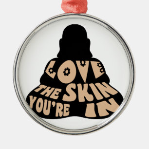 Buddha Love Metal Ornament