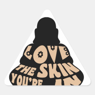 Buddha Love Triangle Sticker