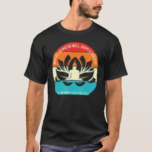 Buddha Loving Kindness Retro Mindfulness Meditate  T-Shirt