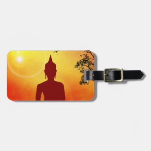 Buddha Luggage Tag