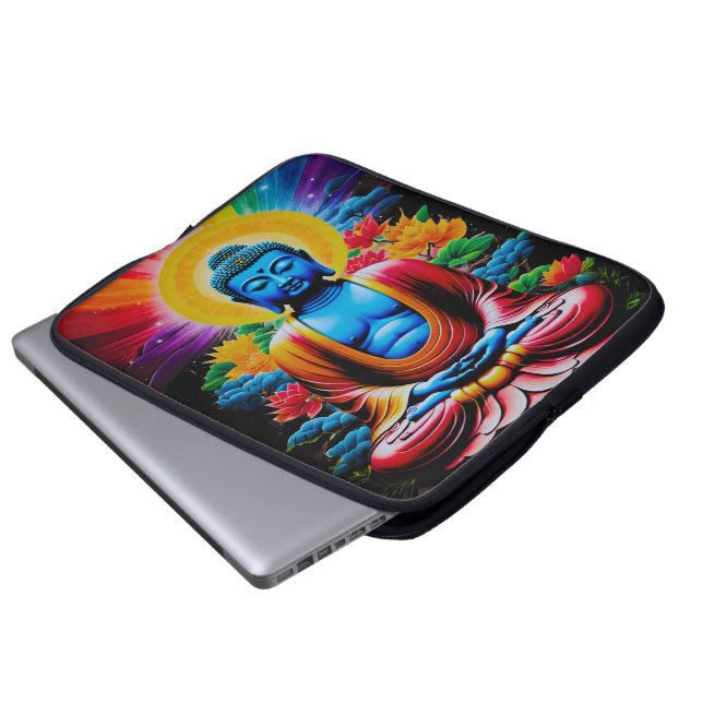 Buddha Luminous Awakening Laptop Sleeve (Front Bottom)