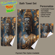 Buddha Luxurious Relaxing Bathroom Towel Set