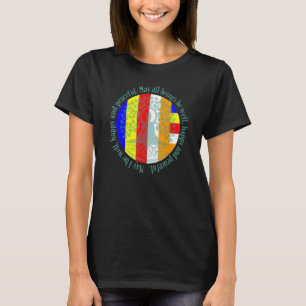 Buddha Mandala Buddhist Mindfulness Blessing Lovin T-Shirt