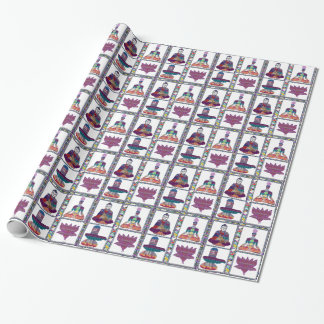 BUDDHA Master Yoga Spirit Lord Teacher Meditation Wrapping Paper