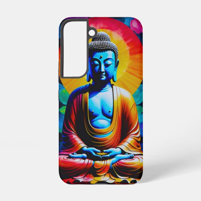 Buddha Meditates  Samsung Galaxy S22 Case (Back)