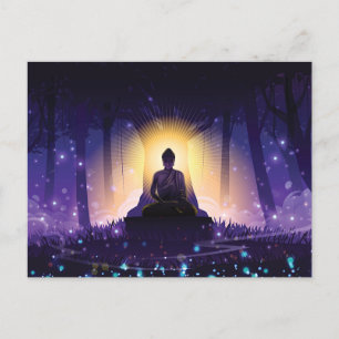 Buddha Meditating Postcard
