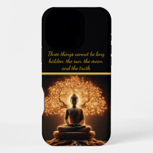Buddha meditating under a tree iPhone 16 pro max case