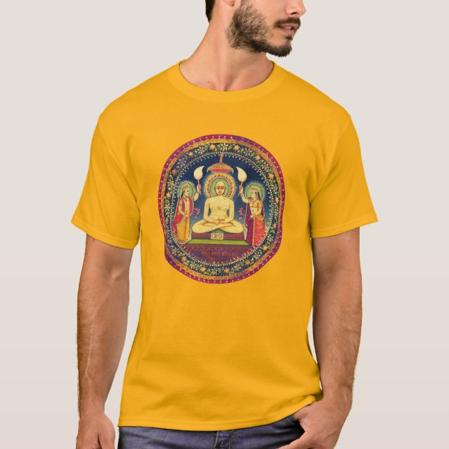 Buddha Meditating with Yoga T-Shirt (Front)