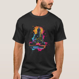 Buddha Meditation Lotus Zen Spiritual Yoga Buddhis T-Shirt