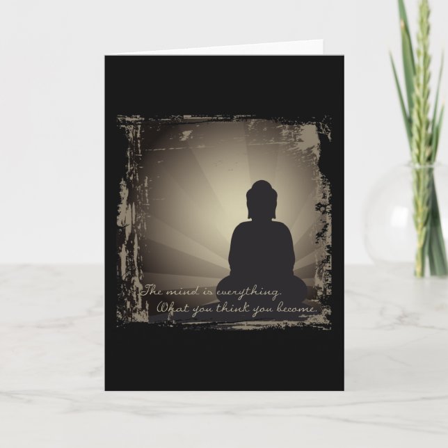 Buddha Mind Is Everything Card (Front)
