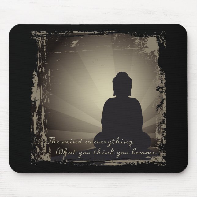 Buddha Mind Is Everything Mouse Pad (Front)
