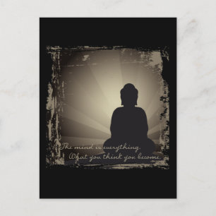 Buddha Mind Is Everything Postcard