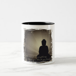 Buddha Mind Is Everything Two-Tone Coffee Mug