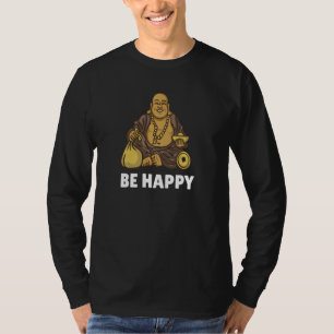 Buddha Monk Namaste Praying Pray Smile Happy Laugh T-Shirt