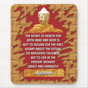 Buddha Motivating messages mousepad