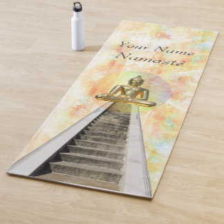 Buddha Namasté pastell Aquarell-Yoga-Matte Yoga Mat