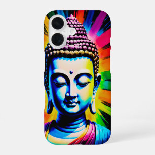 Buddha Neon Decor iPhone 16 Case
