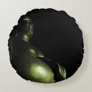 Buddha Night Round Cushion
