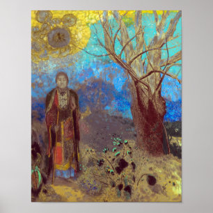 Buddha Odilon Redon Poster