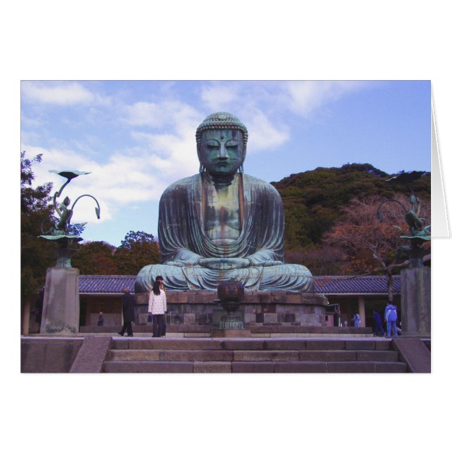 Buddha of Kamikura-card (Front Horizontal)
