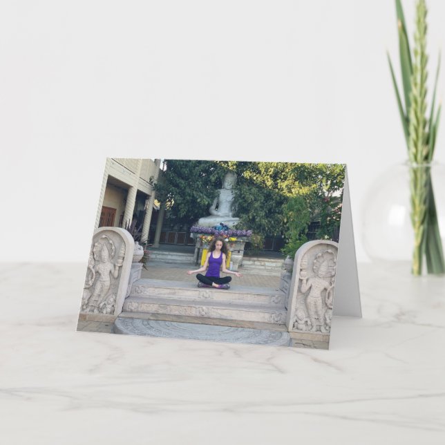 Buddha on Oxnard Card (Front)