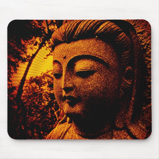 buddha-orange mousepad (Front)
