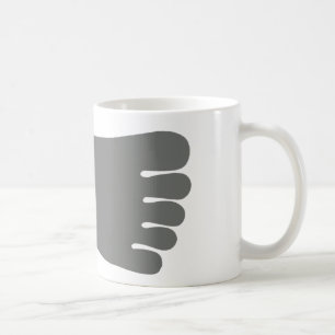 Buddha Pada Mug (Grey)