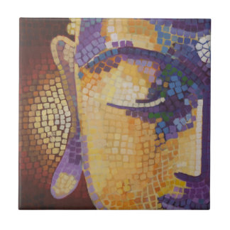 Buddha painting ceramic tile