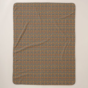 Buddha Pattern Sherpa Blanket
