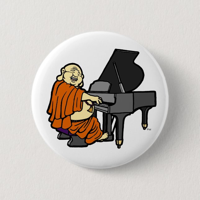 Buddha Piano Button (Front)