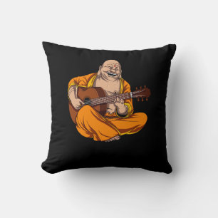 Buddha Playing Guitar Zen Yoga Meditation Cushion