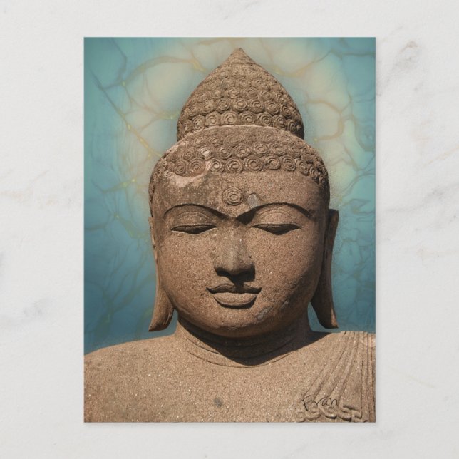 Buddha' portrait postcard (Front)