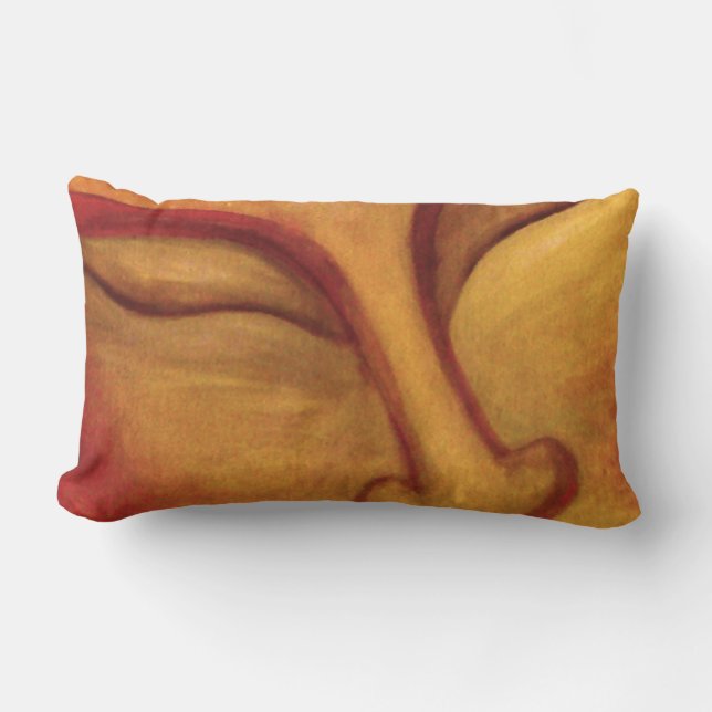 BUDDHA PRAYING LUMBAR CUSHION (Front)
