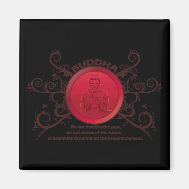 Buddha Present Moment Magnet (Front)
