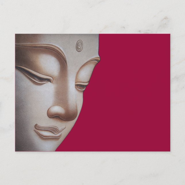 Buddha Profile Postcard (Front)