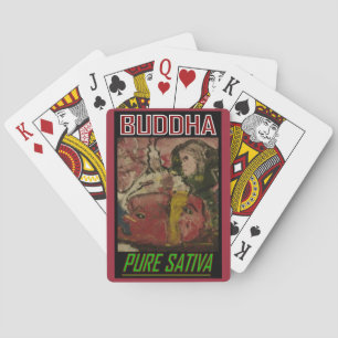 BUDDHA PURE SATIVA PLAYING CARDS