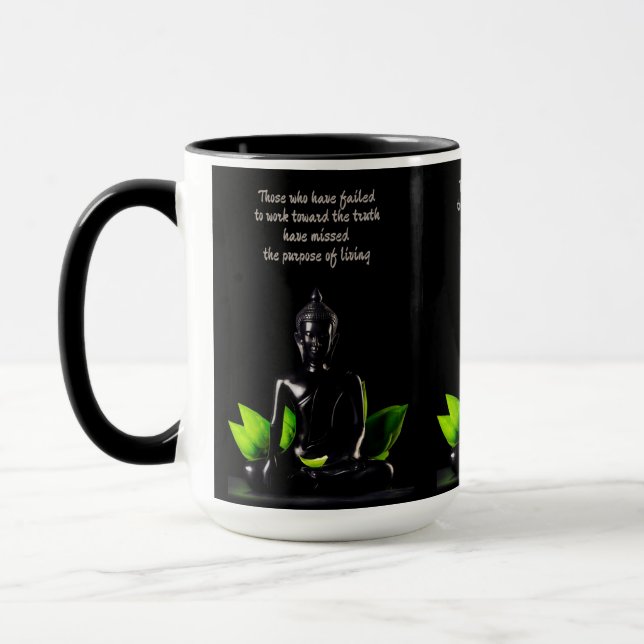 Buddha Quote 1 mugs (Left)
