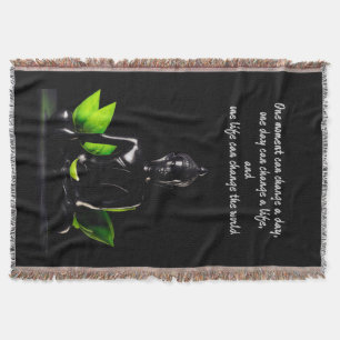 Buddha Quote 2 throw blanket