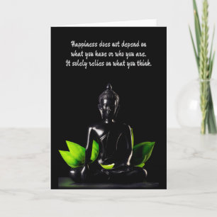 Buddha Quote 4 customisable greeting card