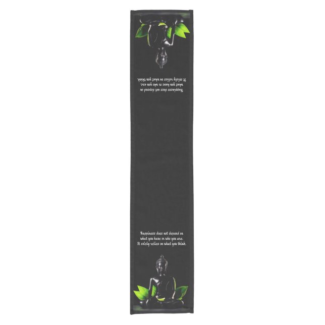 Buddha Quote 4 table runner (Front)