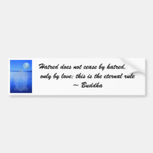 Buddha quote bumper sticker