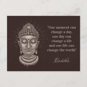 Buddha Quote custom text postcard