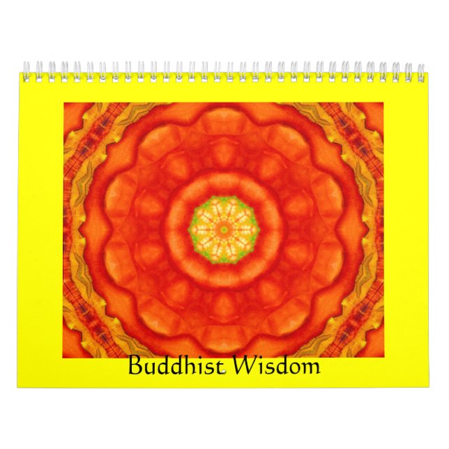 Buddha quote inspirational yoga meditation art calendar (Cover)