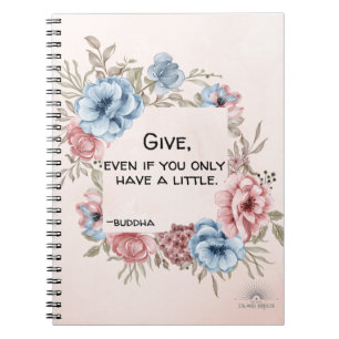Buddha quote journal
